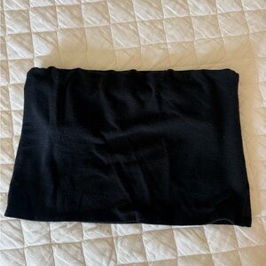 Donni Black Fleece Tube Top